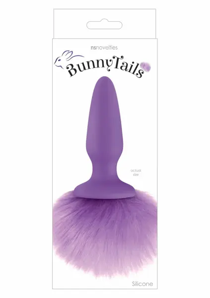Blush Bunny Tails silikonski čep sa pufnastim roze repom od poliestera