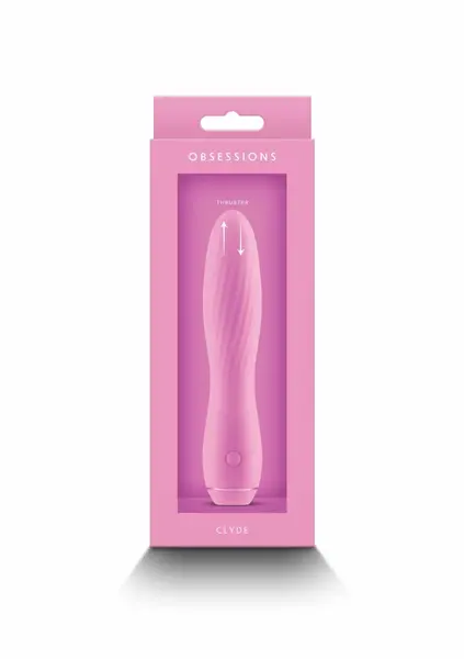 Obsession Clyde punjivi silikonski intimni stimulator crni
