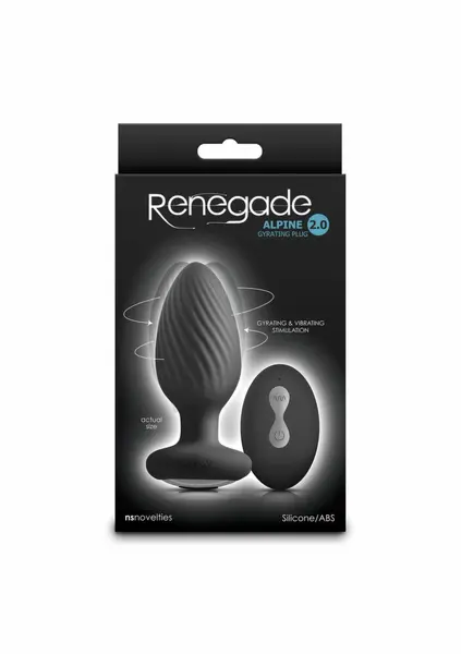 Renegade Alpine 2.0 Intimate Plug with Remote & Gyrating Motor