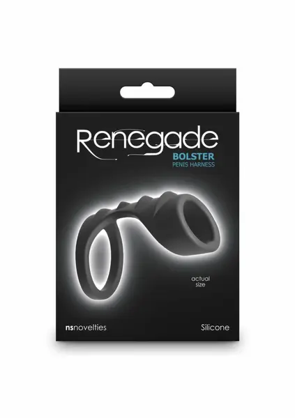 Renegade Bolster Adjustable Silicone Performance Harness Black
