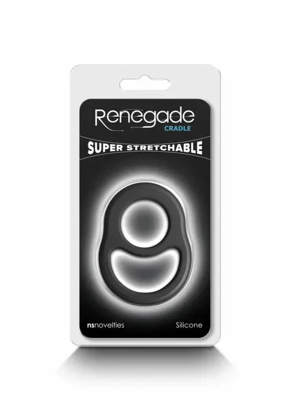 Renegade Cradle set silikonskih prstenova za podršku u crnoj boji univerzalna veličina