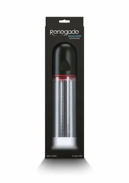 Renegade Bulge Intimate Vacuum Pump with Vibrating System Black