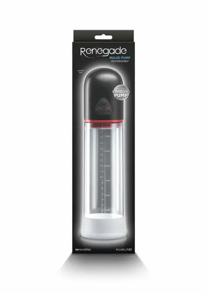 Renegade Bulge Intimate Vacuum Pump with Vibrating System Black