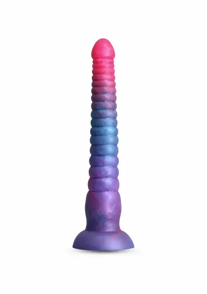 Colours Stacked silikonski model od 9 inča, trobojni sa satenskom završnicom