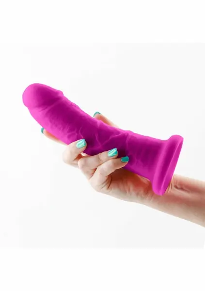 NS Novelties Colours Dual Density Wide dildo od platinum silikona dužine 17.8 cm