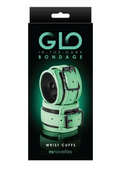 NS Novelties Glo Wrist Cuff svetleće podesive lisice za zglobove