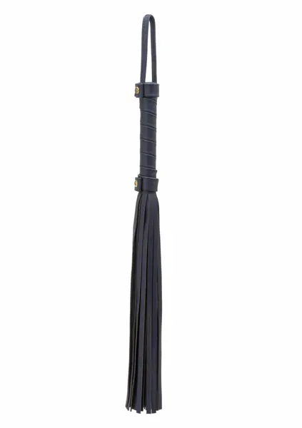 NS Novelties Bondage Couture Flogger Elegant Synthetic Blue