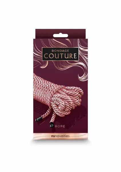 NS Novelties Bondage Couture Rope 10m Elegant Blue Synthetic