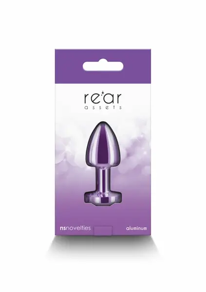 NS Novelties Rear Assets Petite hromirani intimni čep, srebrni
