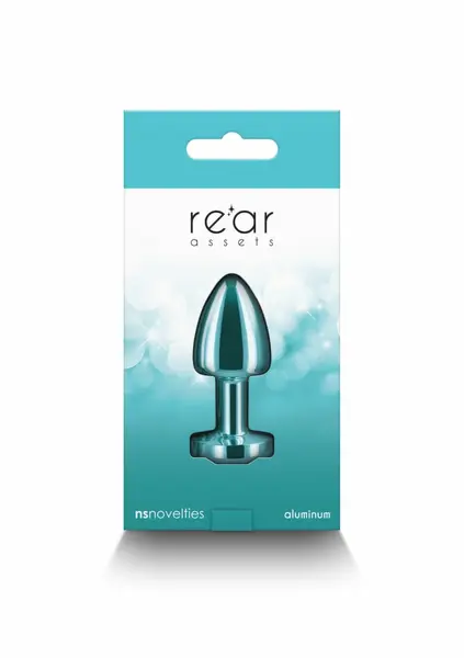 NS Novelties Rear Assets Petite hromirani intimni čep srebrni