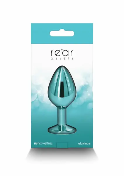 NS Novelties Rear Assets Medium Chrome-Plated Aluminum Plug