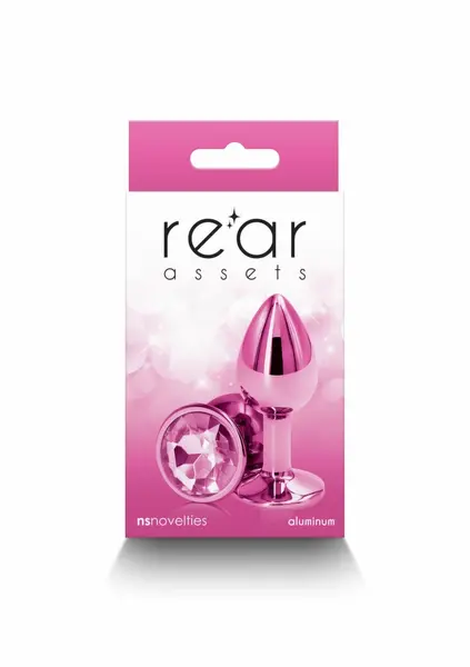 NS Novelties Rear Assets Small Chrome-Plated Intimate Plug Silver