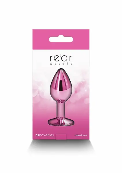 NS Novelties Rear Assets Small Chrome-Plated Intimate Plug Silver