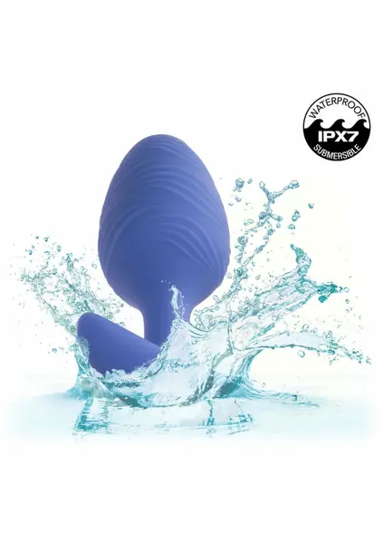 Cheeky Glow vibrirajući analni čep L silikonski koji svetli u mraku veliki USB