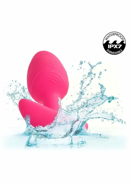 Cheeky Cheeky Glow vibrirajući analni čep S koji svetli u mraku, silikonski, USB, IPX7