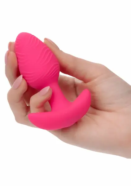 Cheeky Cheeky Glow vibrirajući analni čep S koji svetli u mraku, silikonski, USB, IPX7