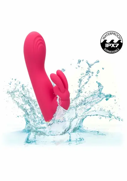 Love Bunny Vibrating G Bunny multifunkcionalni silikonski masažer u roze boji