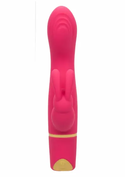 Love Bunny Vibrating G Bunny multifunkcionalni silikonski masažer u roze boji