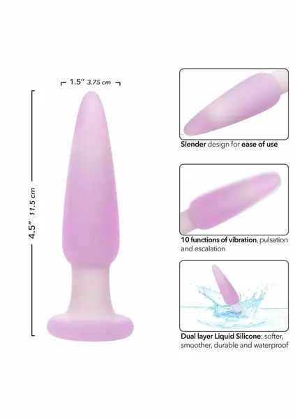 Lavender Haze Slender Probe vibrirajući intimni stimulator sa 10 modova ljubičasti