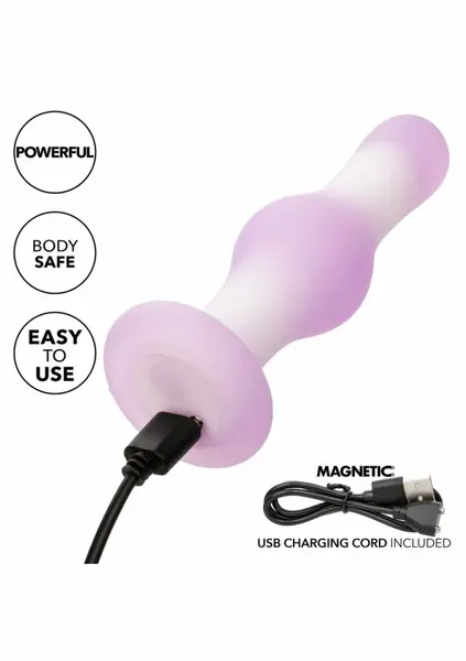 Lavender Haze Bulb Probe silikonski intimni masažer sa 10 funkcija, ljubičasti