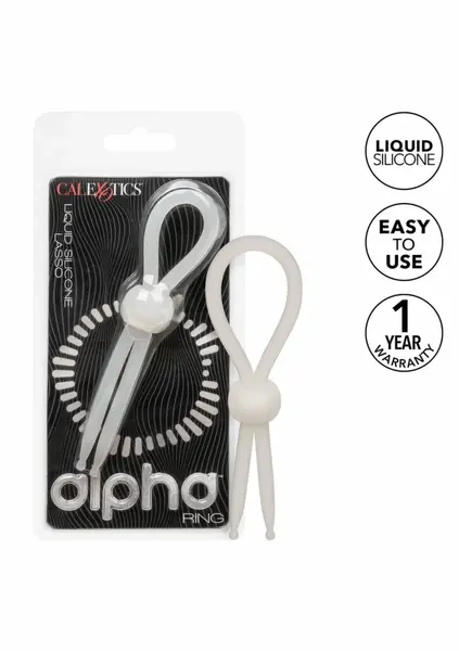 Alpha Liquid Silicone Lasso Adjustable Enhancer Black 716770108975