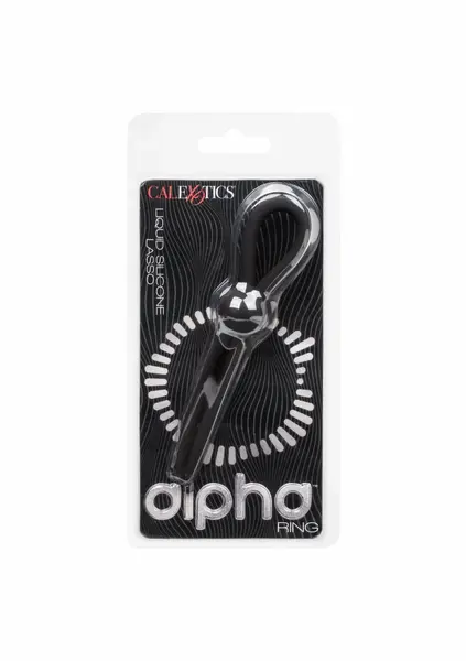 Alpha Liquid Silicone Lasso Adjustable Enhancer Black 716770108982
