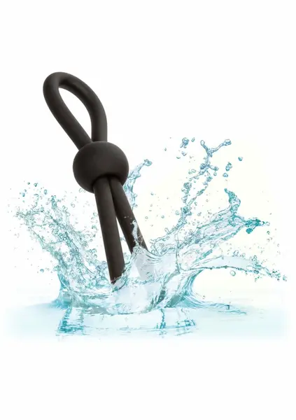 Alpha Liquid Silicone Lasso Adjustable Enhancer Black 716770108982