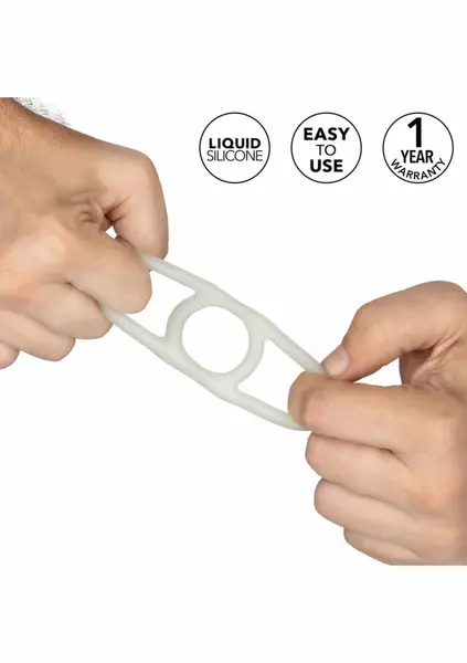 Alpha Silicone Commander Ring fleksibilni prsten od tečnog silikona crni