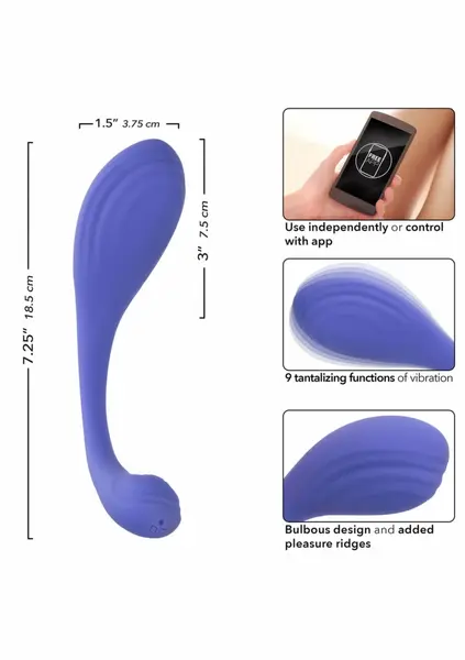 CalExotics Connect Kegel Exerciser Silicone App-Controlled Pink