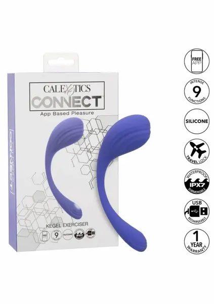 CalExotics Connect Kegel Exerciser Silicone App-Controlled Pink