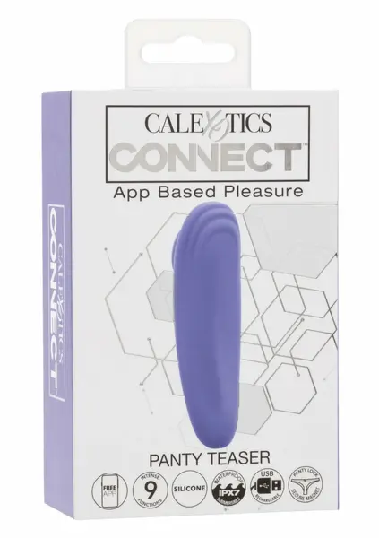 CalExotics Connect Panty Teaser intimni stimulator na upravljanje preko aplikacije crni