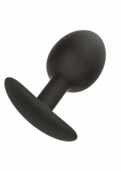 CalExotics otežani silikonski čep 16.3g ergonomski intimni trenažer crni