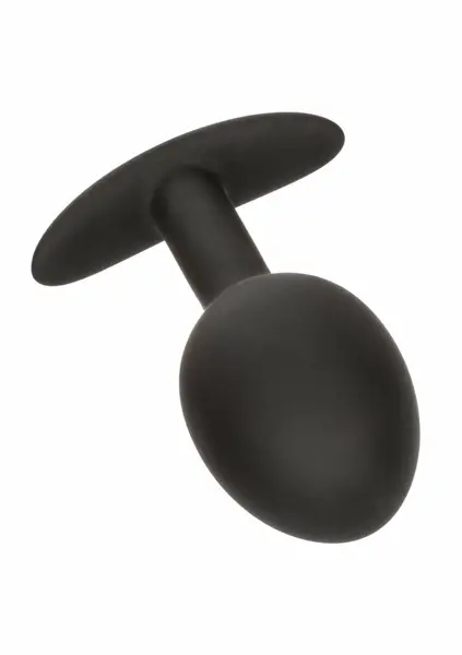 CalExotics otežani silikonski čep 16.3g ergonomski intimni trenažer crni