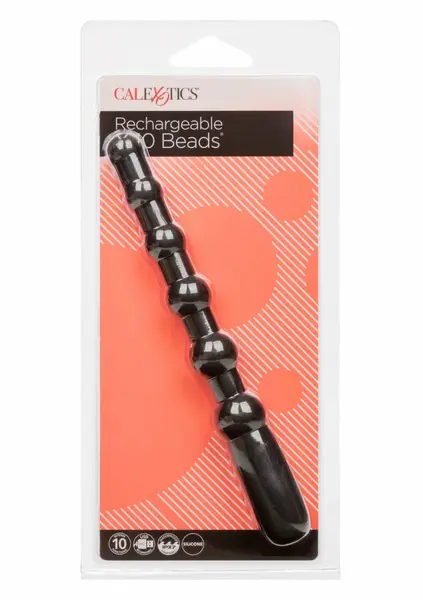 CalExotics punjive X 10 kuglice od fleksibilnog silikona sa 10 funkcija crne