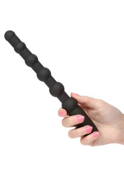 CalExotics punjive X 10 kuglice od fleksibilnog silikona sa 10 funkcija crne