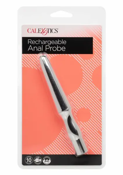 CalExotics punjiva analna sonda crna sa 10 funkcija vodootporna USB