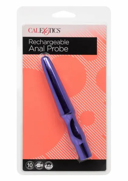 CalExotics punjivi analni stimulator sa 10 funkcija vodootporan u crnoj boji