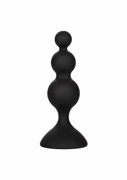 CalExotics silikonski analni set sa kuglicama od 3 dela crni