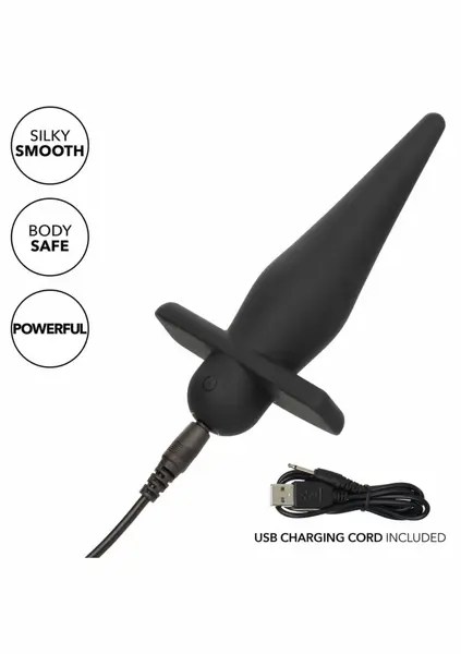 CalExotics High Intensity Probe Punjivi Silikonski Stimulator, Vodootporan, Crni