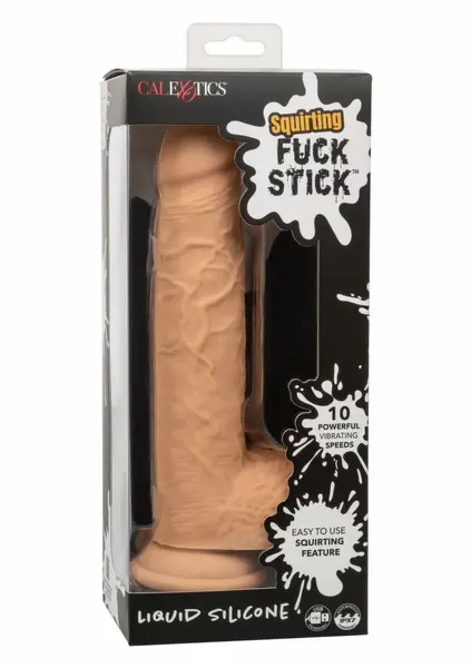 CalExotics Squirting Vibrating Stick Liquid Silicone 10 Modes USB