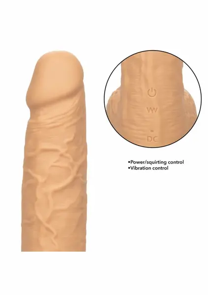 CalExotics Squirting Vibrating Stick Liquid Silicone 10 Modes USB