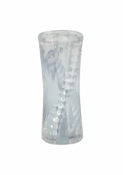 Cyclone Dual Ribbed Stroker XL Transparent Intimate Device 1.75 lbs