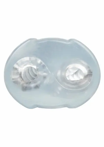 Cyclone Dual Ribbed Stroker XL Transparent Intimate Device 1.75 lbs