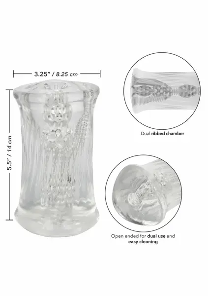 Cyclone Triple Chamber Stroker Transparent Multi-Chamber System
