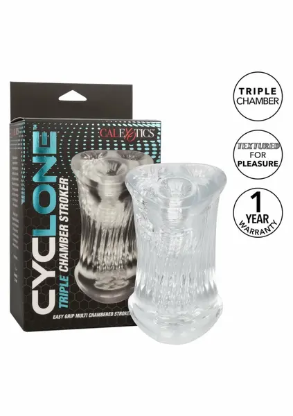 Cyclone Triple Chamber Stroker Transparent Multi-Chamber System