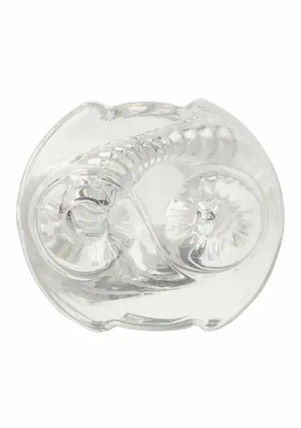 Cyclone Dual Ribbed Stroker Transparent Multi-Chamber System 716770106643