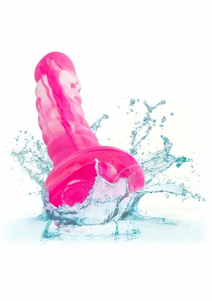 Twisted Love Twisted Ribbed Probe fleksibilna crna sonda od tečnog silikona 17 cm