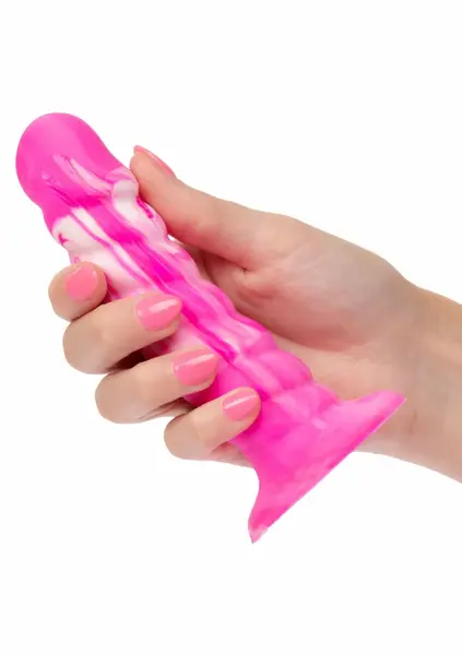 Twisted Love Twisted Ribbed Probe fleksibilna crna sonda od tečnog silikona 17 cm