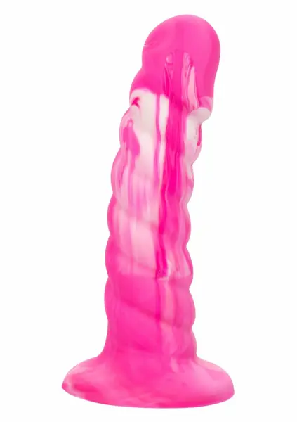 Twisted Love Twisted Ribbed Probe fleksibilna crna sonda od tečnog silikona 17 cm