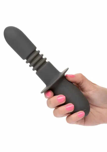 Ramrod Thrusting silikonska vodootporna sonda sa dva motora i funkcijom potiska crna